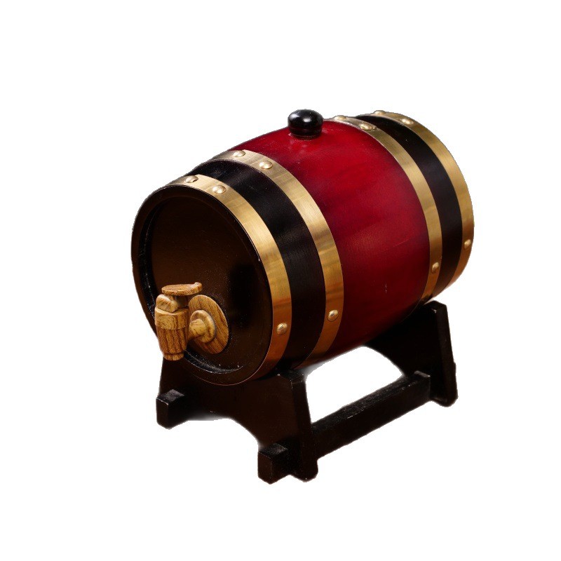 Wine Beer Rum - 3L Beer Brewing Keg Vintage Wood