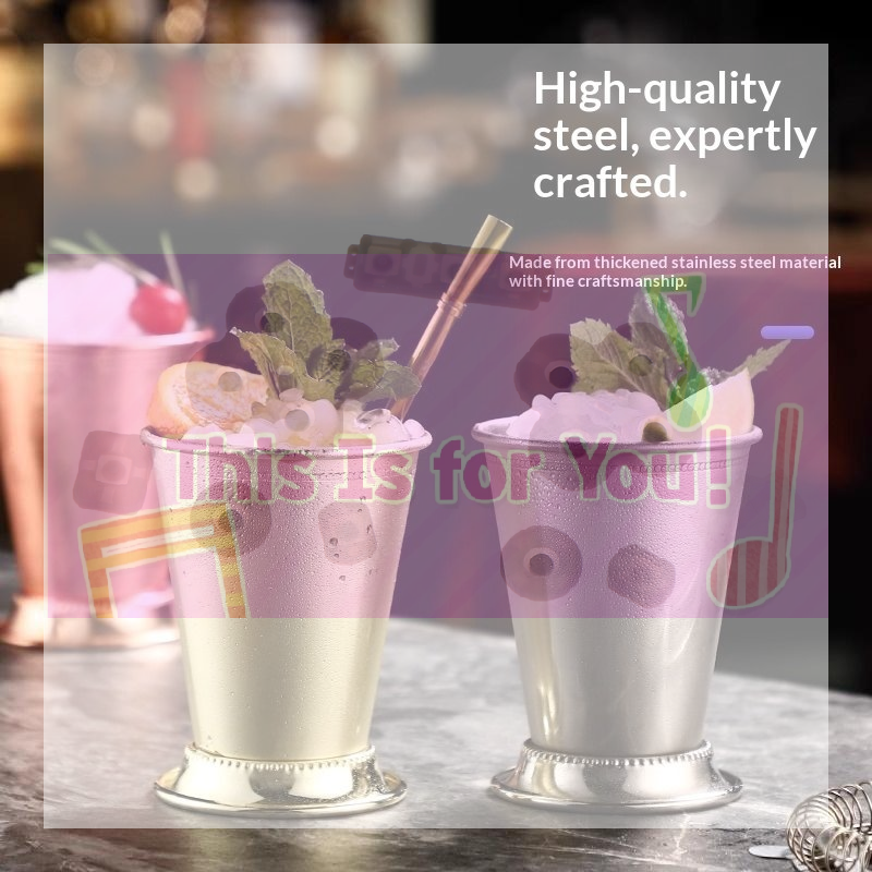 Wine With Beer Mix - 【MA】Stainless Steel Mint Julep Mug -
