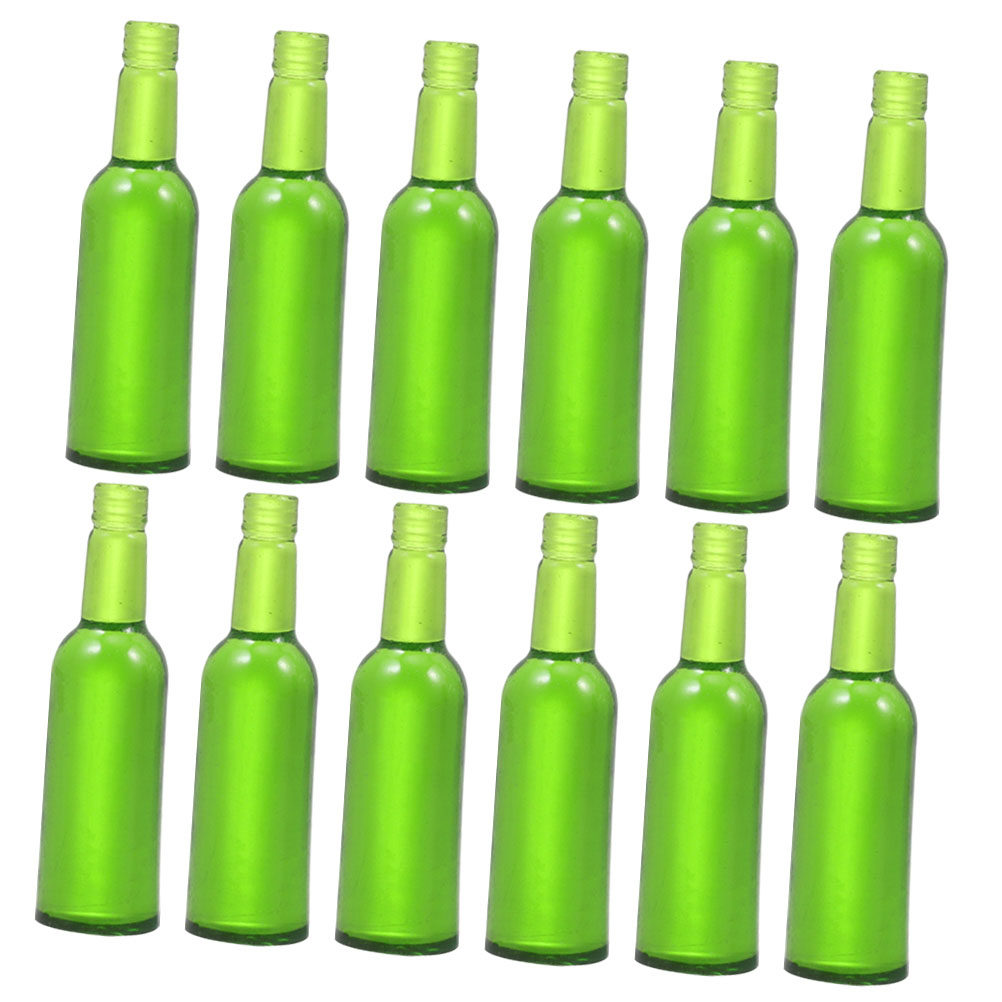 Wine Beer Europe - 18Pcs Miniature Beer Bottles Resin Realistic