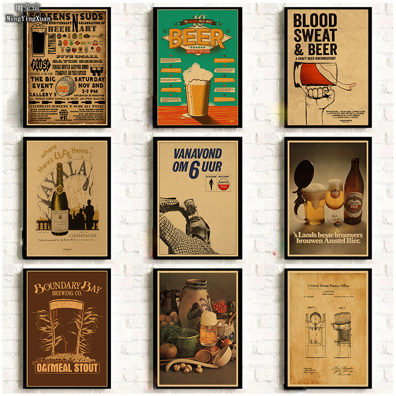 Wine With Beer Mix - Vintage Beer Wine Drink Chart Collection