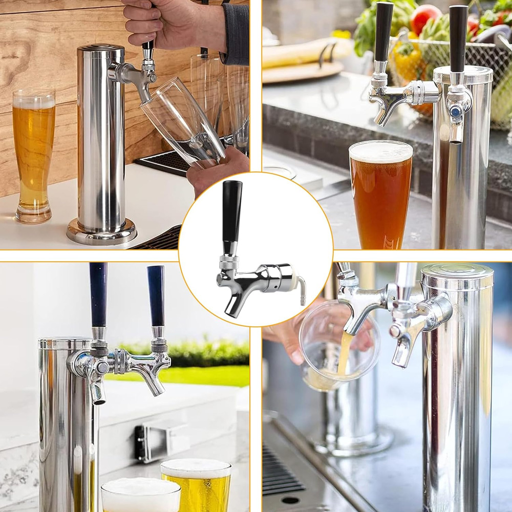 Draft Beer Faucet, Chrome Plat - đánh giá và giá Wine Beers
