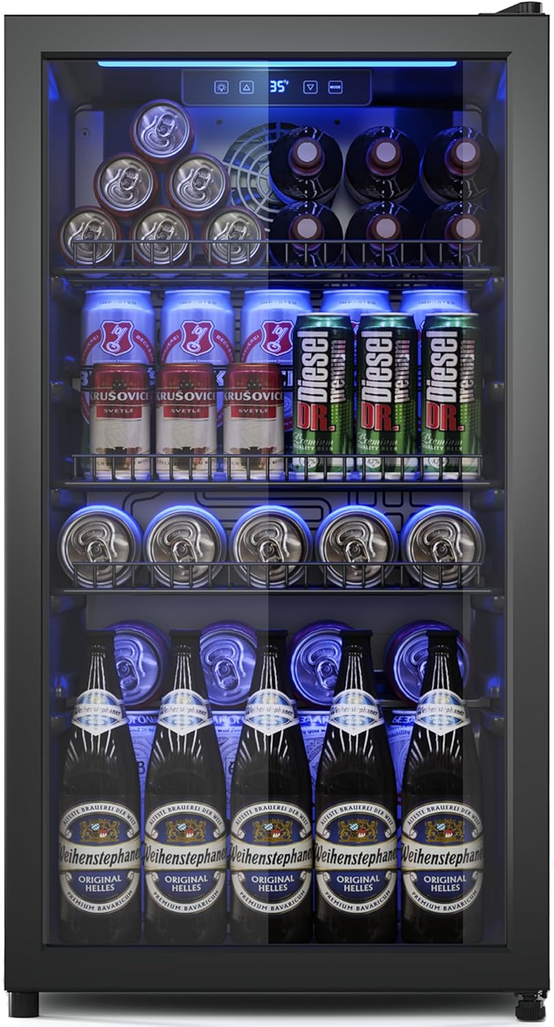 Mini Fridge with Glass Door, A - đánh giá và giá Wine In Beer Glass