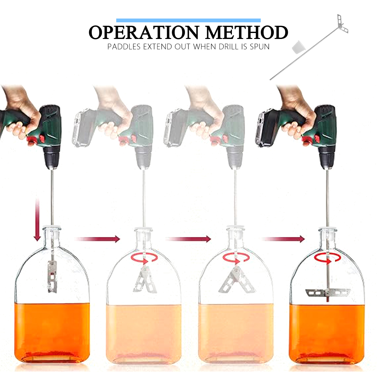 Beer Degassing Stirrer Paddle, - đánh giá và giá Wine With Beer Mix