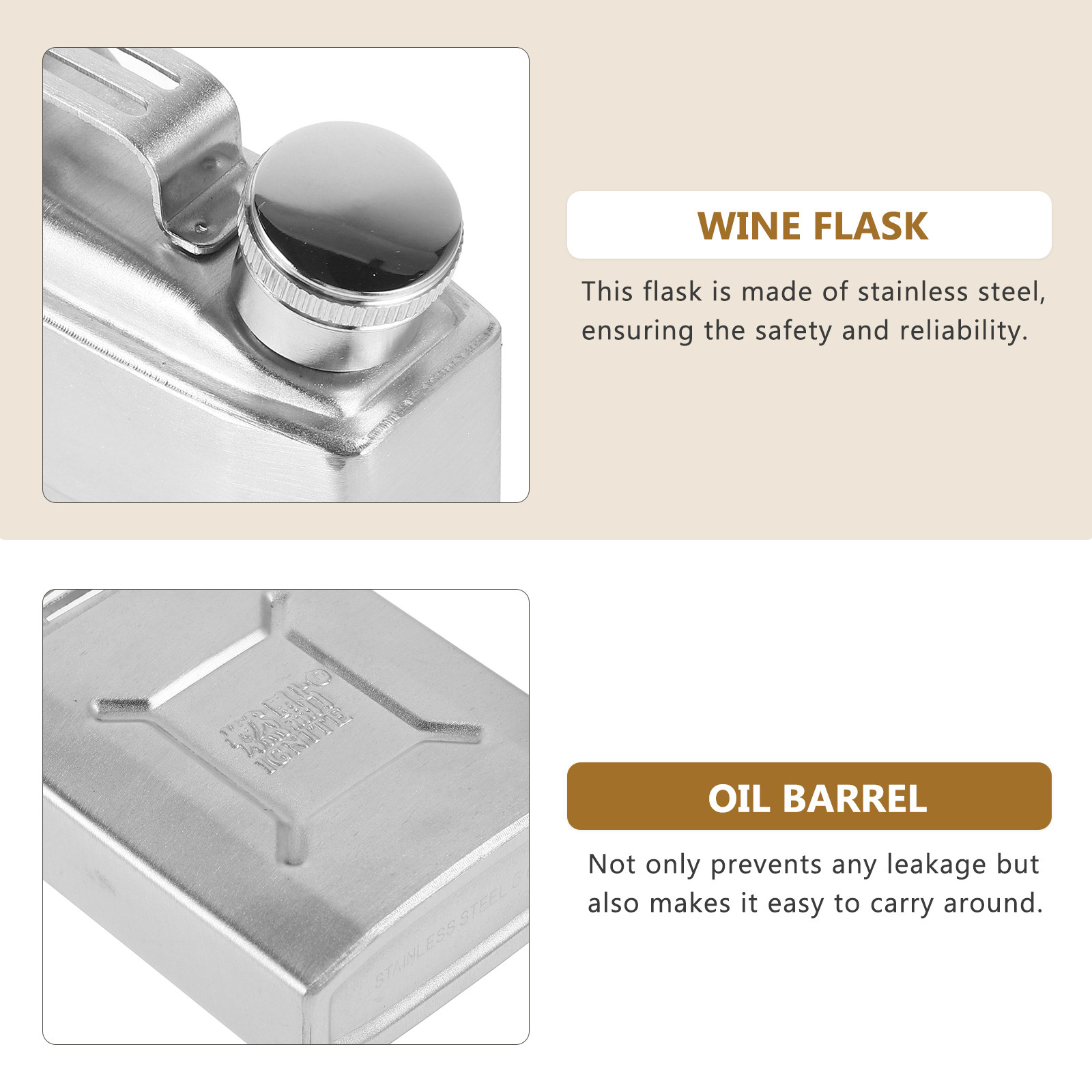 150Ml Mini Stainless Steel Fla - đánh giá và giá Wine Beer Rum