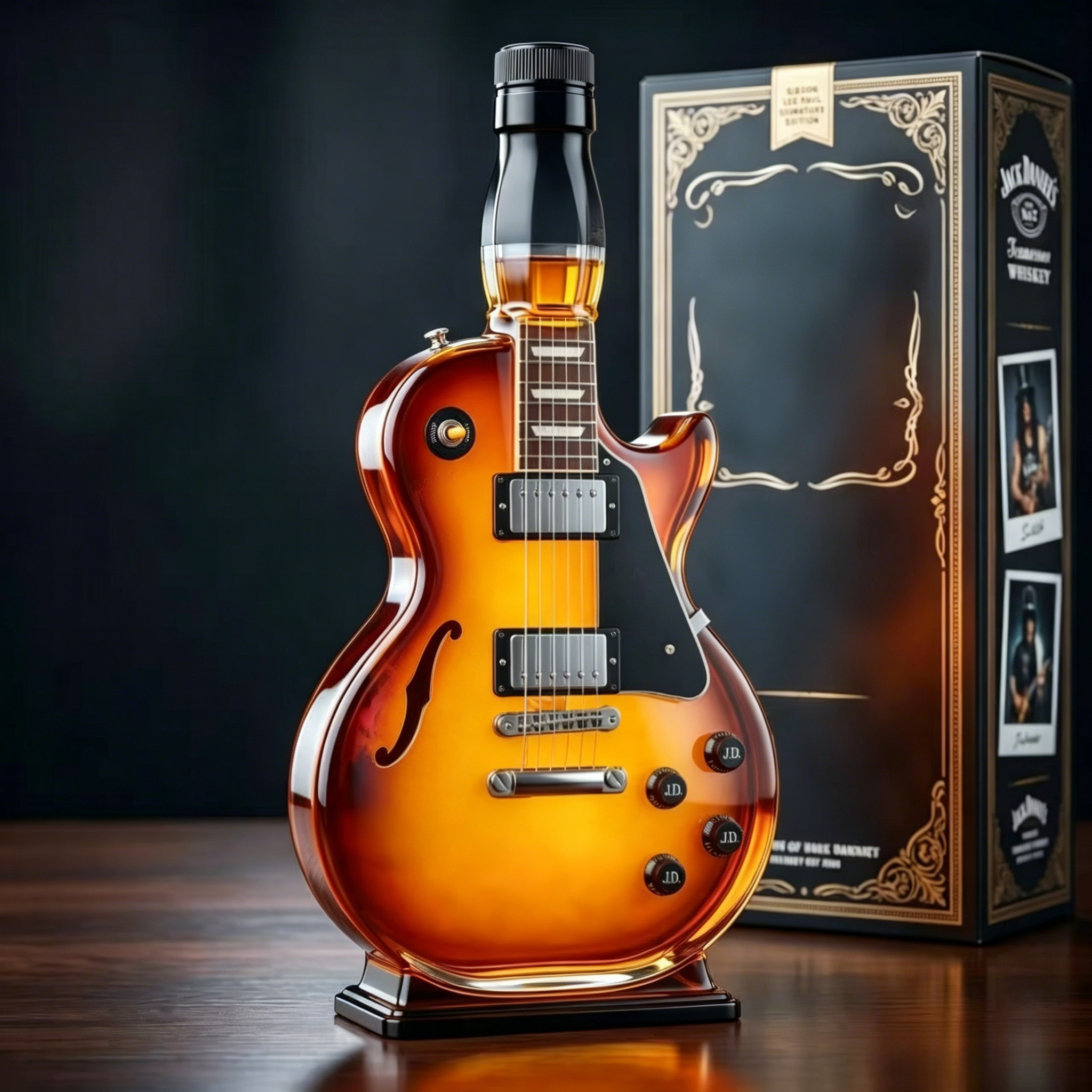 Guitar Shaped Glass Decanter R - đánh giá và giá Wine Beer And Spirits