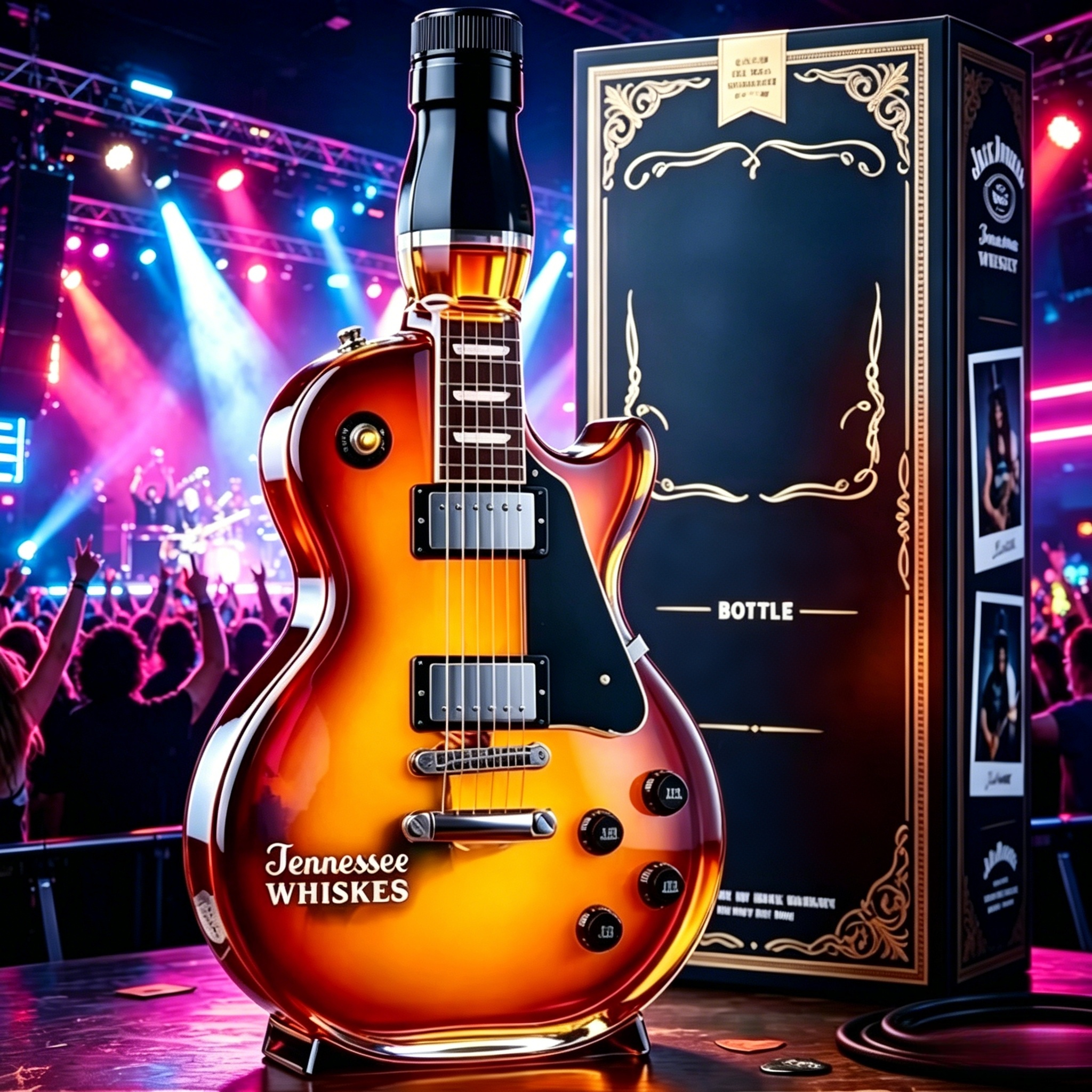 Guitar Shaped Glass Decanter R - đánh giá và giá Wine Beer And Spirits