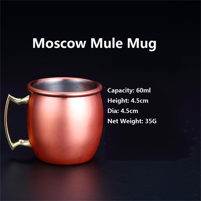 Copper Plated Moscow Mule Shot - đánh giá và giá Wine Beer Europe