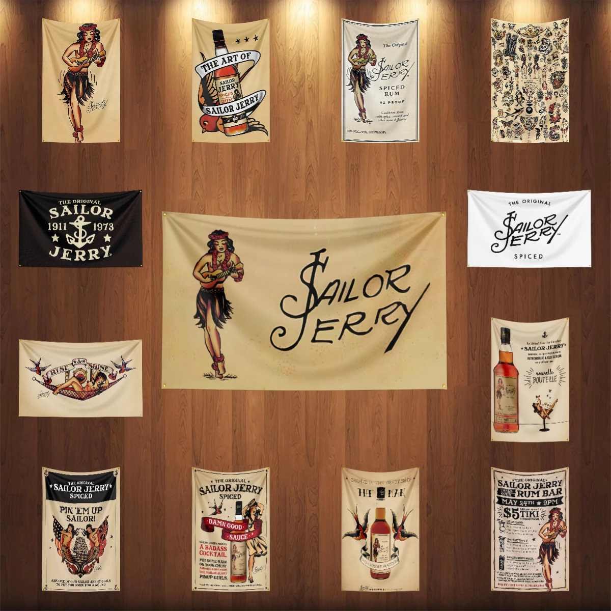 3×5ft S-Sailor Jerrys rum Flag - đánh giá và giá Wine Beer Rum