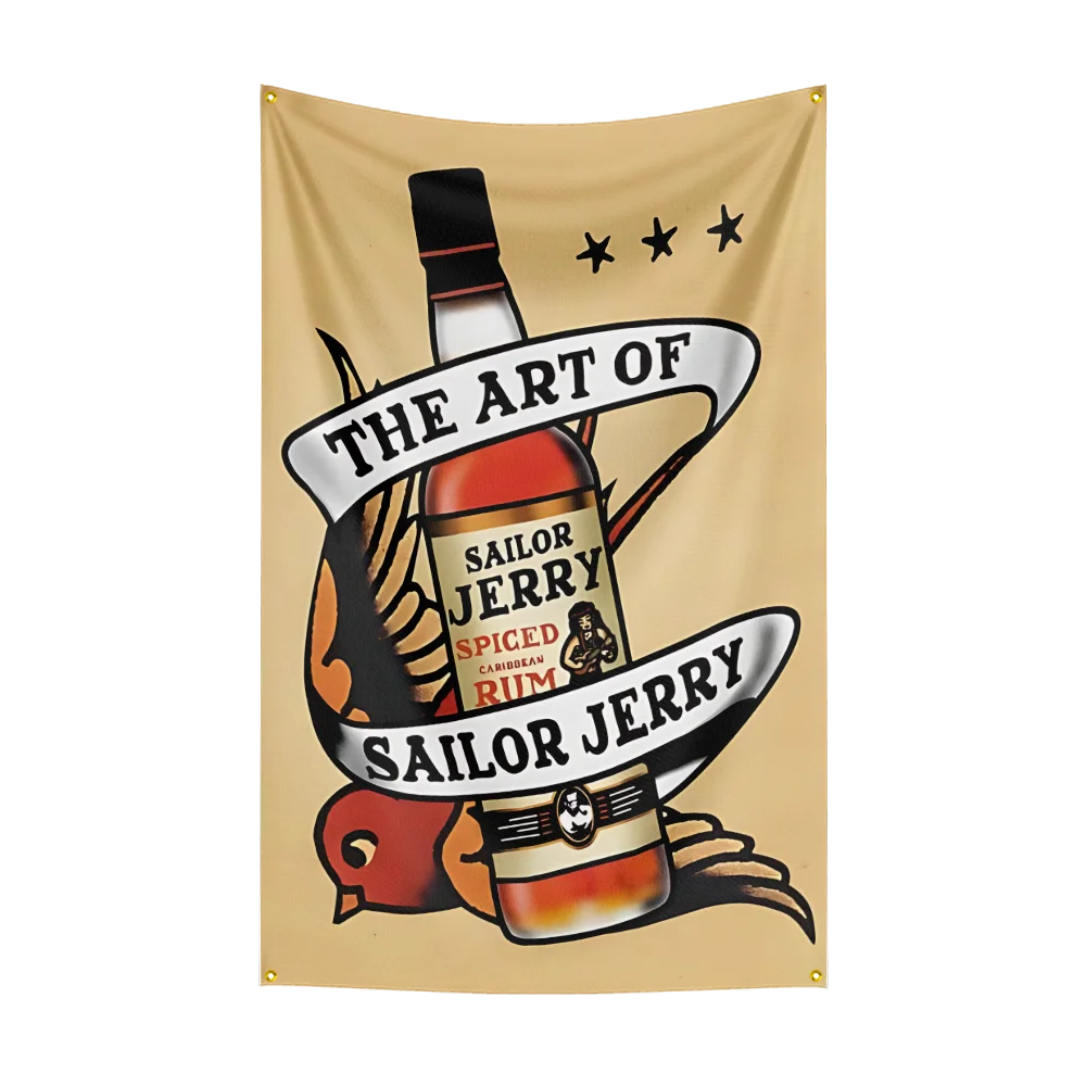 3×5ft S-Sailor Jerrys rum Flag - đánh giá và giá Wine Beer Rum