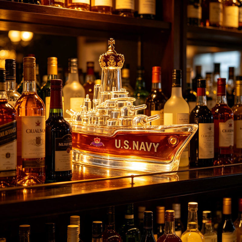 Novelty Warship Design Whiskey - đánh giá và giá Wine Beer And Spirits
