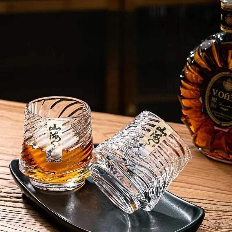 Glass Whiskey Cup Set Shanhai  - đánh giá và giá Wine In Beer Glass