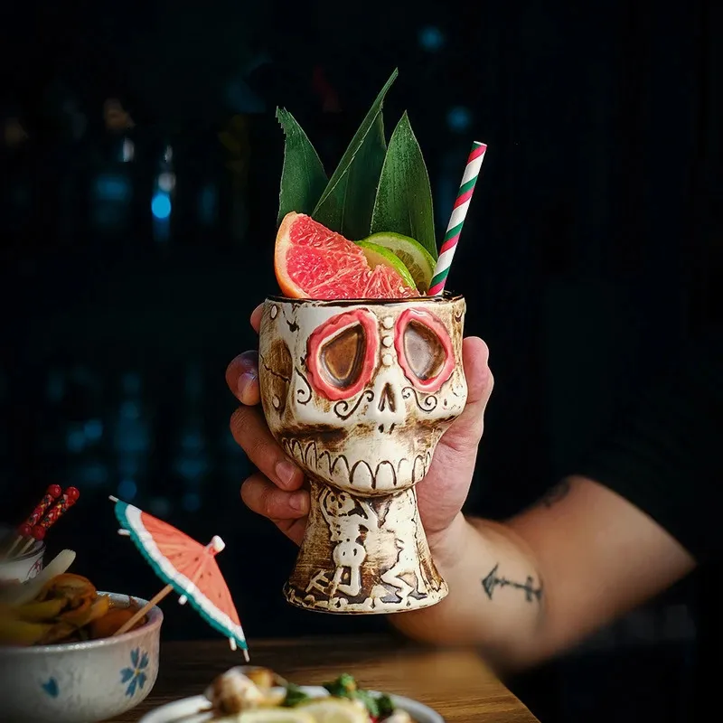 480ml Halloween Party Skull Co - đánh giá và giá Wine With Beer Mix
