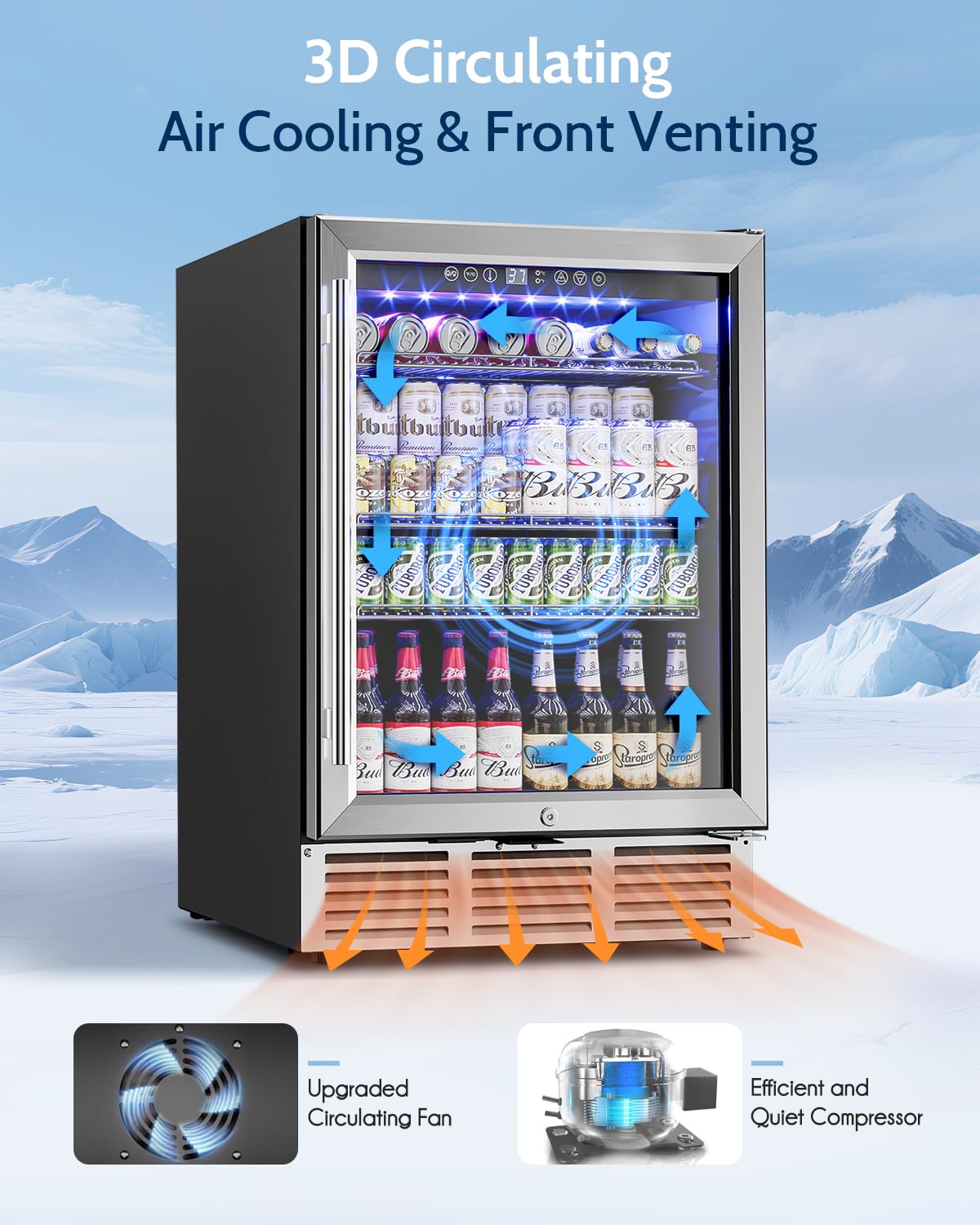 24 inch Beverage Refrigerator  - đánh giá và giá Wine Beer Fridge Under Counter