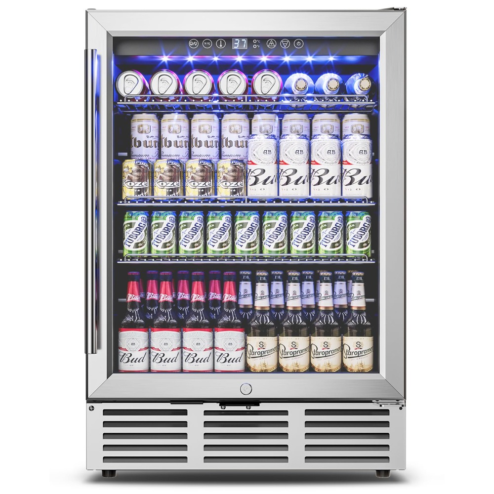 24 Inch Beverage Refrigerator, - đánh giá và giá Wine Beer Fridge Under Counter