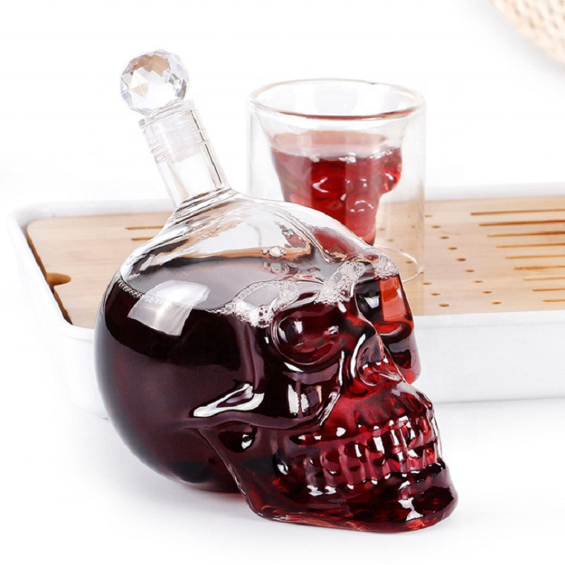 Creative Skull Head Decanter C - đánh giá và giá Wine Beer Spirit