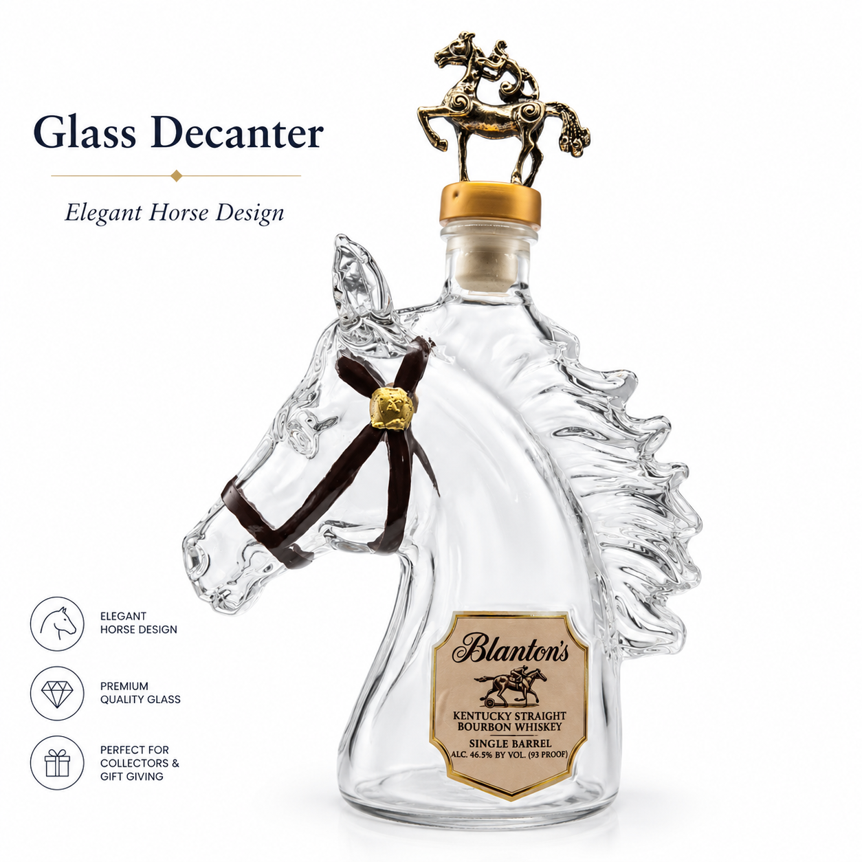 Blanton’s Horse Head Glass Dec - đánh giá và giá Wine Beer And Spirits