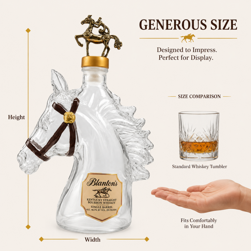 Blanton’s Horse Head Glass Dec - đánh giá và giá Wine Beer And Spirits