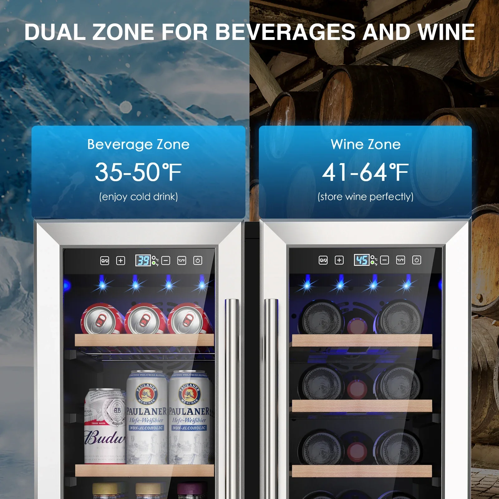 SAT Wine and Beverage Refriger - đánh giá và giá Wine Beer Fridge Under Counter