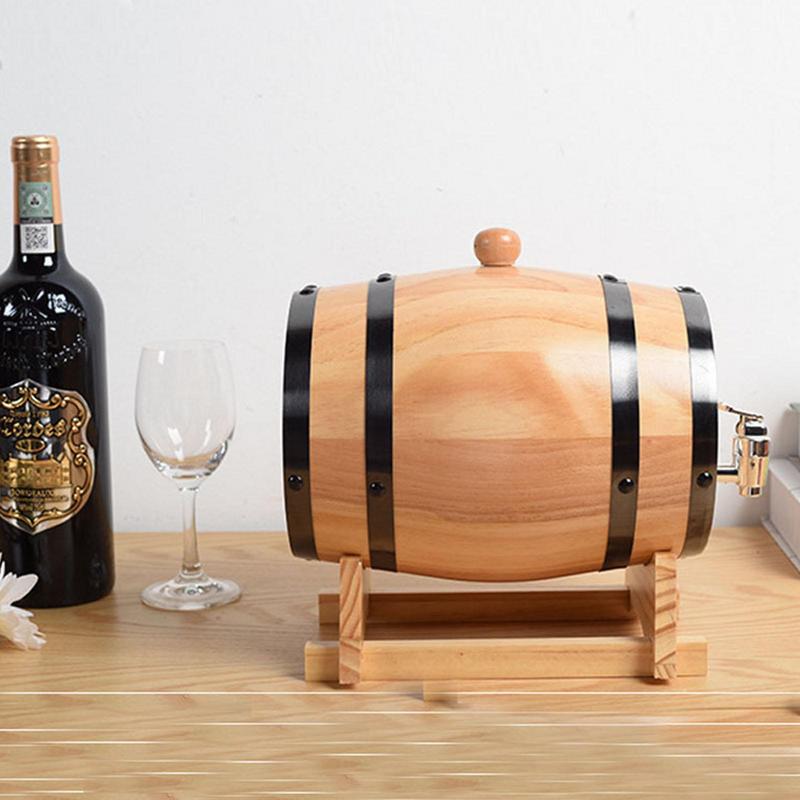 1L/1.5L/3L Wooden Wine Barrel  - đánh giá và giá Wine Beer Rum