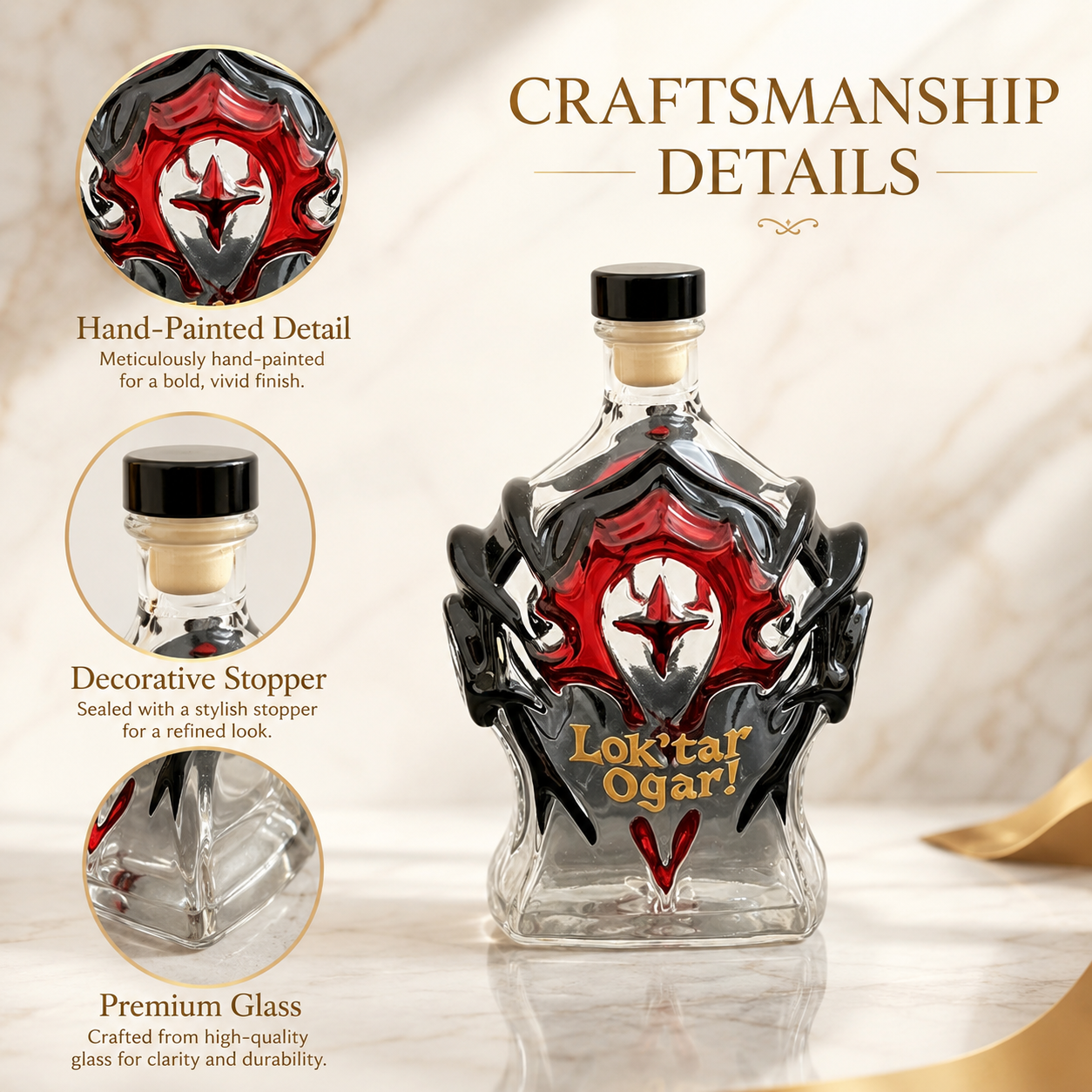 WoW Horde Lok'tar Ogar  Emboss - đánh giá và giá Wine Beer And Spirits