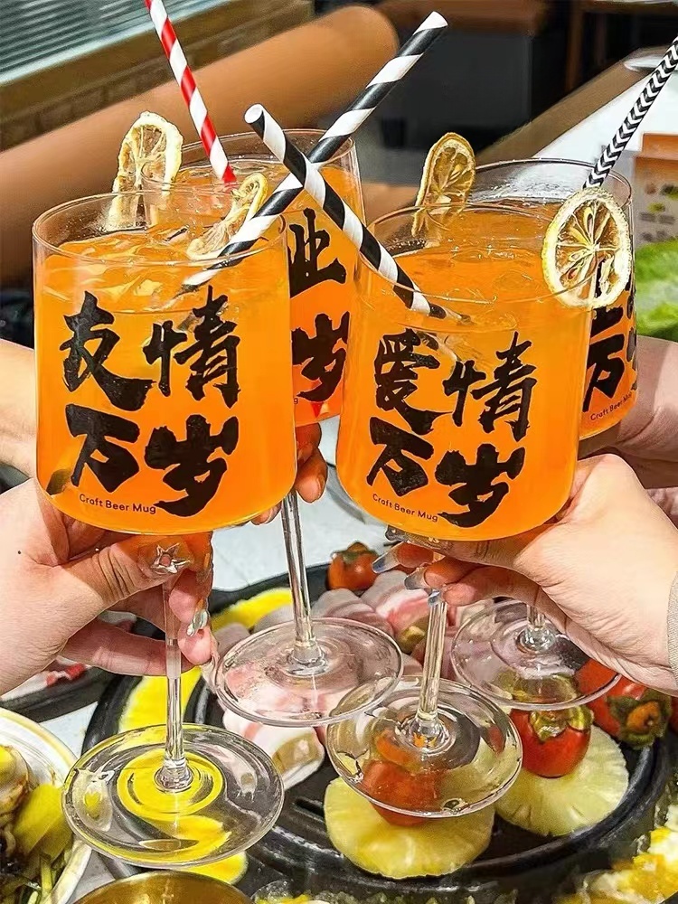 High Foot Glass Beer Cup Premi - đánh giá và giá Wine In Beer Glass