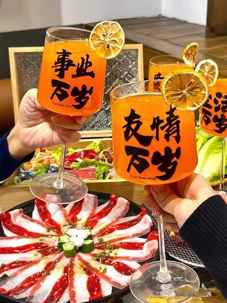 High Foot Glass Beer Cup Premi - đánh giá và giá Wine In Beer Glass