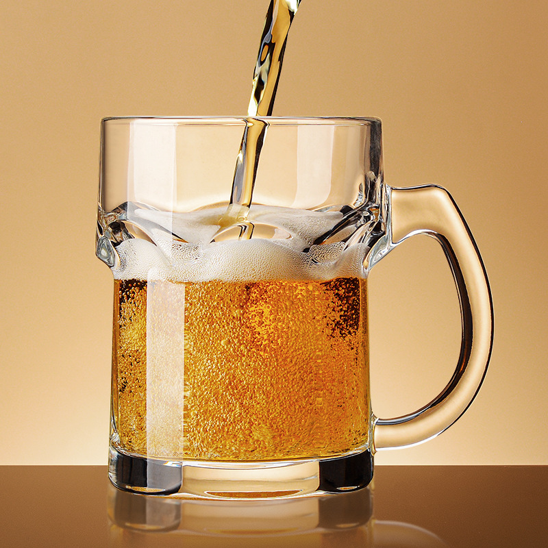Household beer mug with handle - đánh giá và giá Wine In Beer Glass