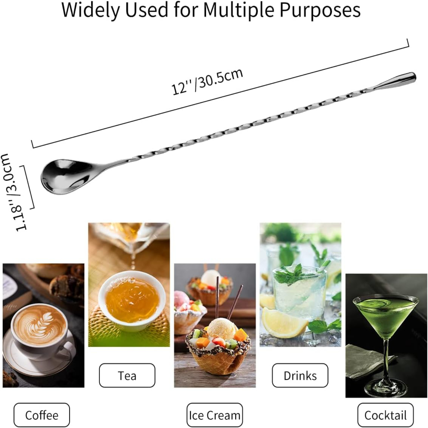 Cocktail Spoon Set of 2 - 12 I - đánh giá và giá Wine With Beer Mix