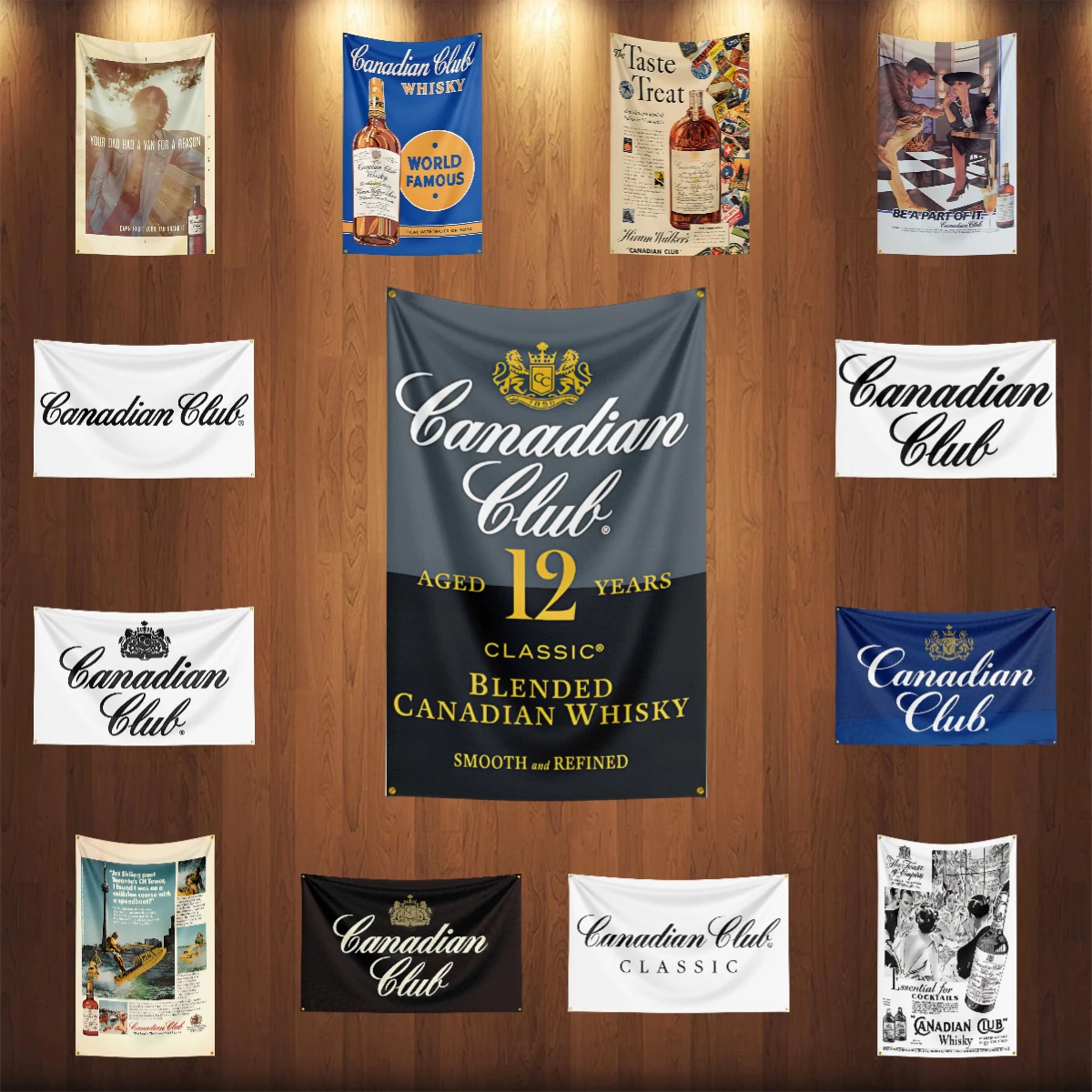 3×5ft whisky C-canadian clubs  - đánh giá và giá Wine Beer Rum