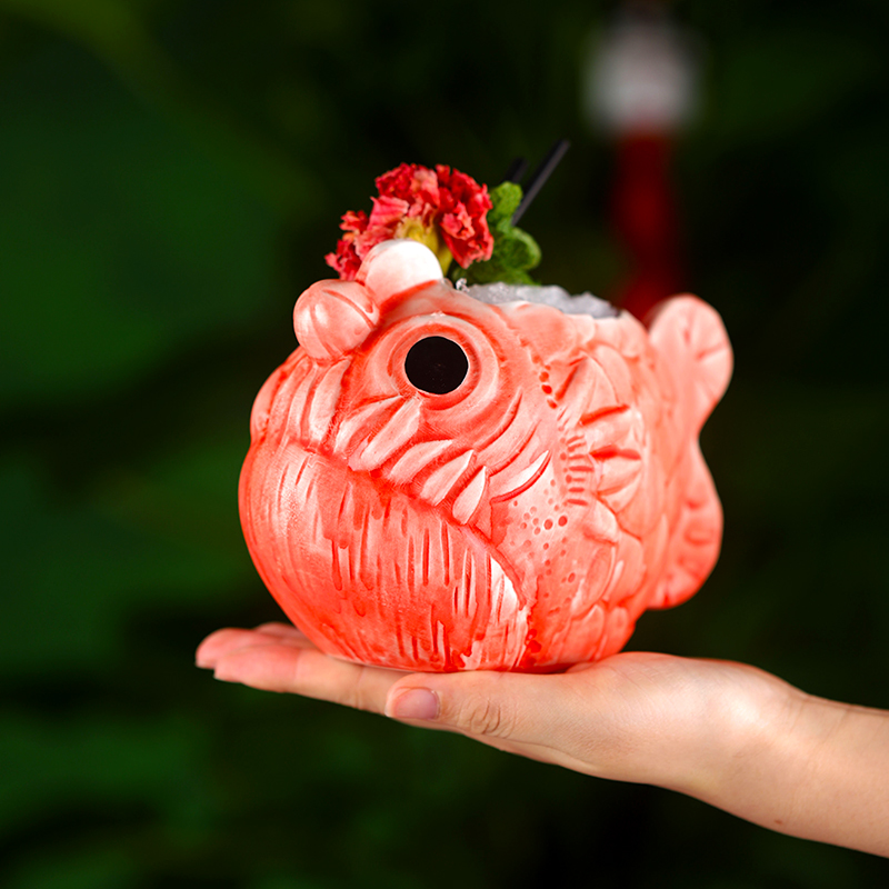 Cute Lantern Fish Cocktail Gla - đánh giá và giá Wine In Beer Glass