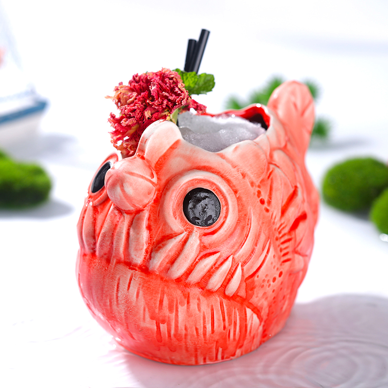 Cute Lantern Fish Cocktail Gla - đánh giá và giá Wine In Beer Glass