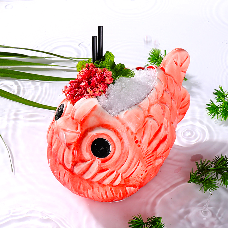 Cute Lantern Fish Cocktail Gla - đánh giá và giá Wine In Beer Glass